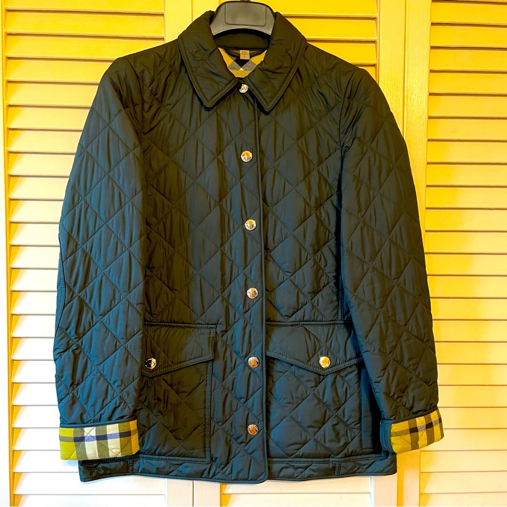 Burberry quilted jacket